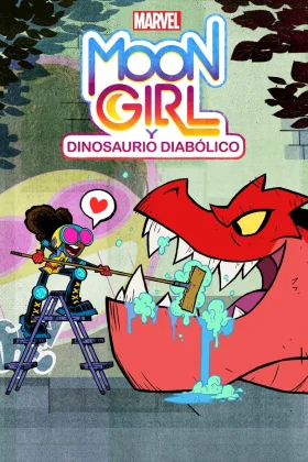 Marvel Moon Girl y Dinosaurio Diabólico